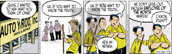 Baldo on Friday August 26, 2016 Comic Strip