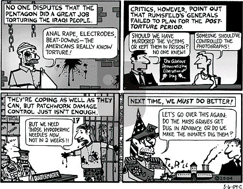 Ted Rall on Monday May 10, 2004 Comic Strip