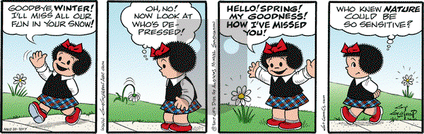 Nancy on Monday March 20, 2017 Comic Strip