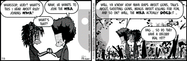 The Boondocks on Tuesday April 22, 2025 Comic Strip