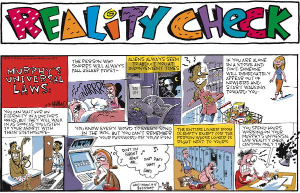 Reality Check on Sunday March 3, 2019 Comic Strip
