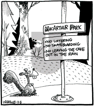 Reality Check on Saturday November 8, 2003 Comic Strip
