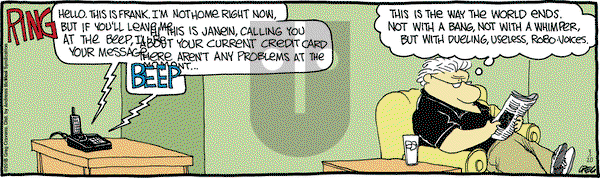 The Buckets on Tuesday March 20, 2018 Comic Strip