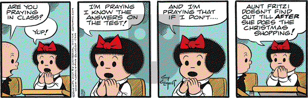 Nancy on Monday November 23, 2015 Comic Strip