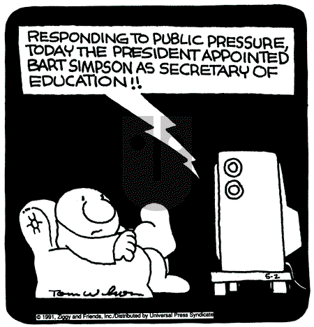 Ziggy - Thursday May 2, 1991 Comic Strip