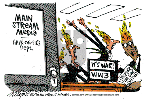 Henry Payne on Wednesday January 8, 2020 Comic Strip