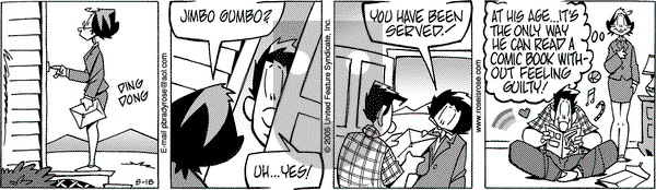 Rose is Rose on Thursday August 18, 2005 Comic Strip