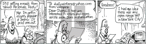 The Elderberries on Thursday March 31, 2005 Comic Strip