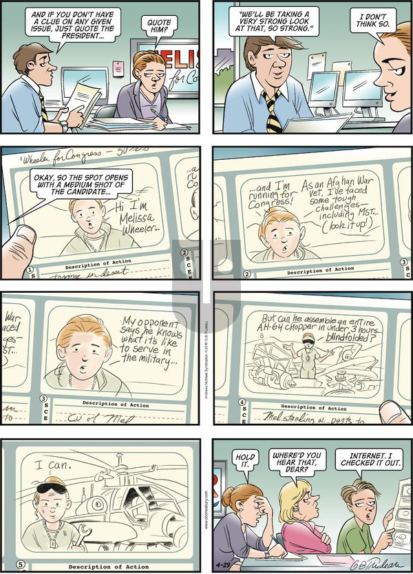 Doonesbury on Sunday April 29, 2018 Comic Strip