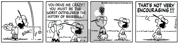 Peanuts on Tuesday May 6, 1986 Comic Strip