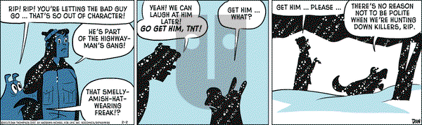 Rip Haywire on Saturday February 2, 2019 Comic Strip