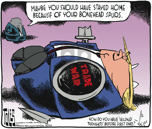 Tom Toles on Tuesday August 27, 2019 Comic Strip