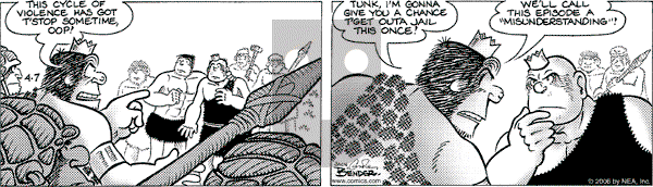 Alley Oop on Friday April 7, 2006 Comic Strip