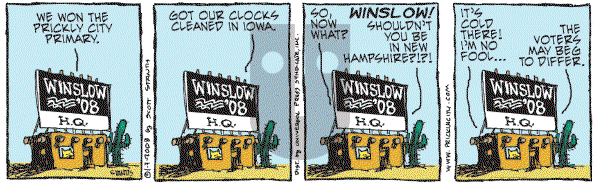 Prickly City on Monday January 7, 2008 Comic Strip
