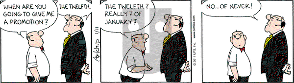 The Born Loser on Tuesday January 11, 2011 Comic Strip