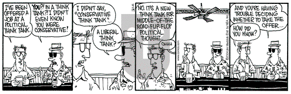 Monty on Monday April 19, 2004 Comic Strip