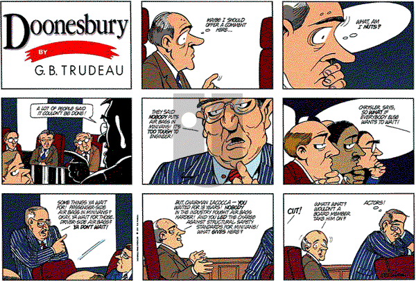 Doonesbury on Sunday March 31, 1991 Comic Strip