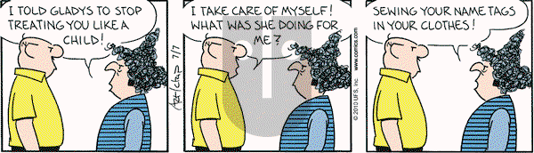 The Born Loser on Wednesday July 7, 2010 Comic Strip