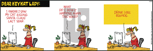Mike du Jour on Monday December 23, 2024 Comic Strip