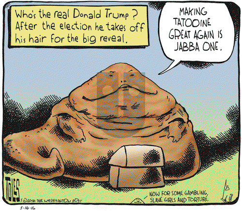 Tom Toles on Monday May 16, 2016 Comic Strip