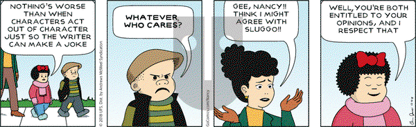 Nancy on Monday December 10, 2018 Comic Strip