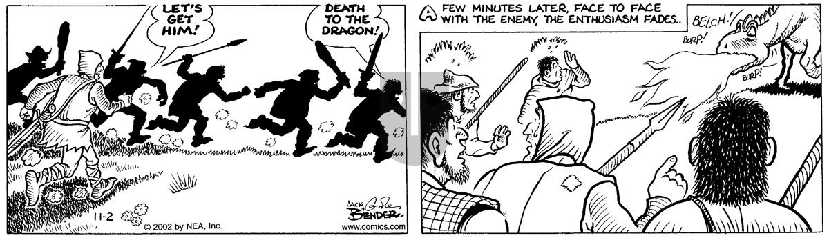 Alley Oop - Saturday November 2, 2002 Comic Strip