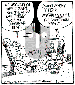 Reality Check on Monday January 3, 2000 Comic Strip