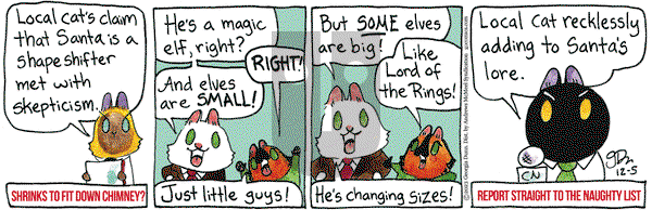 Breaking Cat News - Tuesday December 5, 2023 Comic Strip