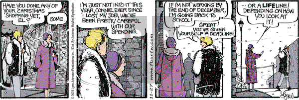 For Better or For Worse - Monday November 27, 2023 Comic Strip