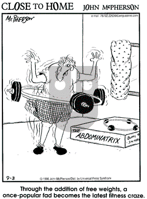 Close to Home on Tuesday September 3, 1996 Comic Strip