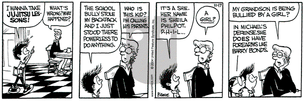 Grand Avenue on Wednesday November 17, 2004 Comic Strip