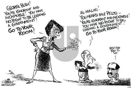 Pat Oliphant on Wednesday November 29, 2006 Comic Strip