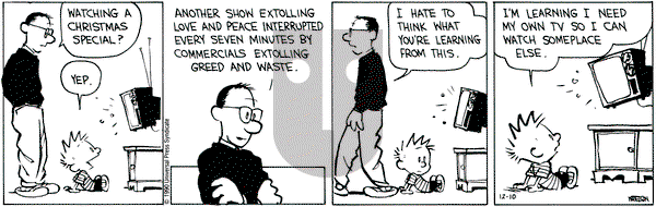 Calvin and Hobbes on Monday December 10, 1990 Comic Strip