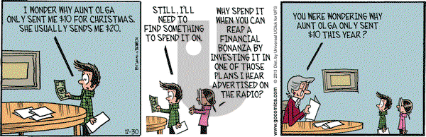 Grand Avenue on Monday December 30, 2013 Comic Strip
