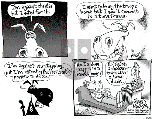 Glenn McCoy on Wednesday October 10, 2007 Comic Strip