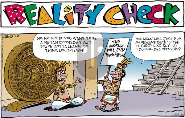 Reality Check on Sunday March 25, 2012 Comic Strip