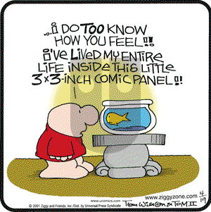Ziggy on Thursday April 19, 2001 Comic Strip