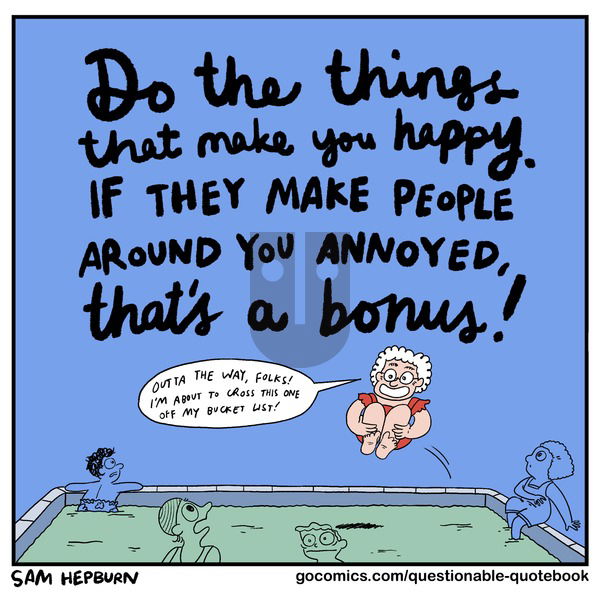 Questionable Quotebook on Sunday December 22, 2024 Comic Strip