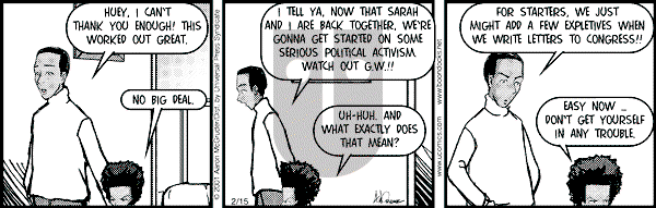 The Boondocks on Thursday September 18, 2008 Comic Strip