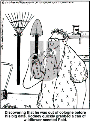 Close to Home on Wednesday July 5, 2006 Comic Strip