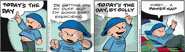 Nancy on Monday June 8, 2009 Comic Strip