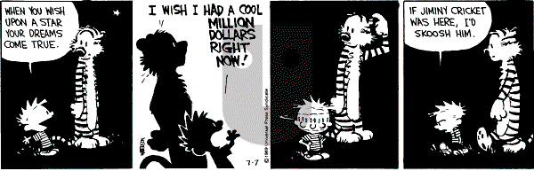 Calvin and Hobbes - Friday July 7, 1989 Comic Strip