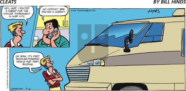 Cleats on Sunday July 2, 2006 Comic Strip