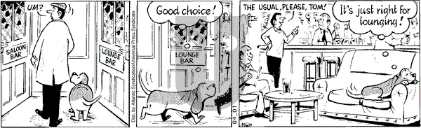 Fred Basset on Tuesday April 1, 2008 Comic Strip
