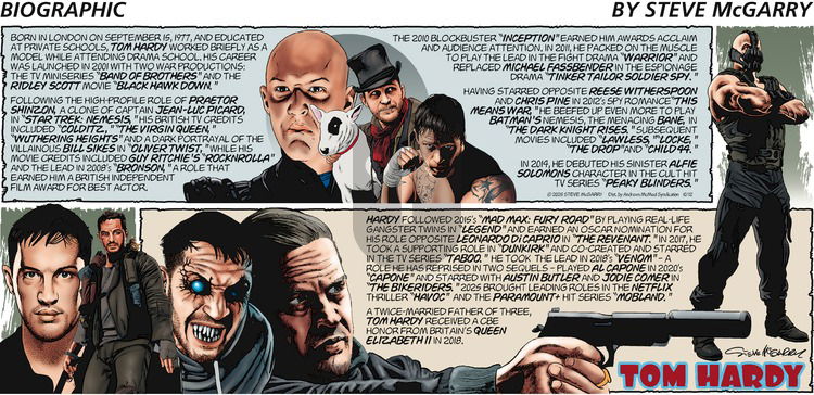 Biographic on Sunday October 12, 2025 Comic Strip