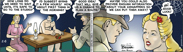 Alley Oop on Friday February 6, 2015 Comic Strip