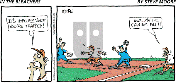 In the Bleachers - Sunday May 13, 2007 Comic Strip