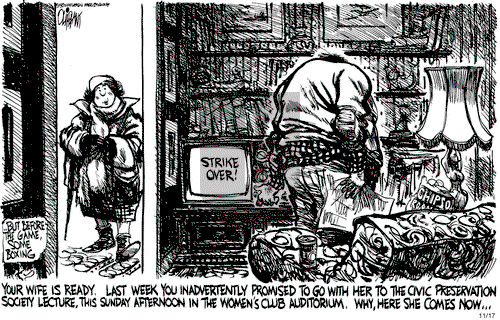 Pat Oliphant on Wednesday November 17, 1982 Comic Strip