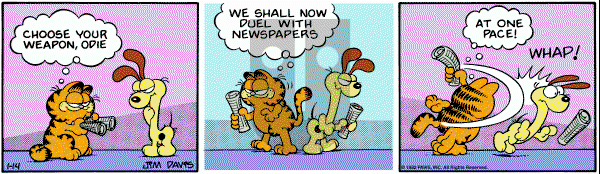 Garfield on Thursday January 14, 1982 Comic Strip