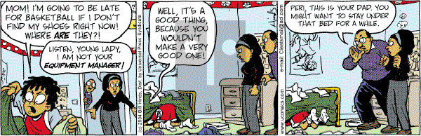 Cleats - Tuesday March 2, 2004 Comic Strip